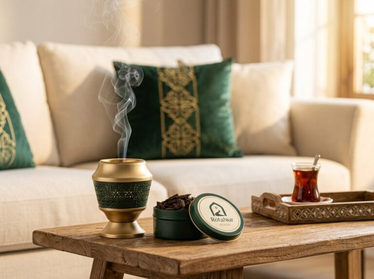 Tüten buhurdan ve ud aromalı buhur kutusu