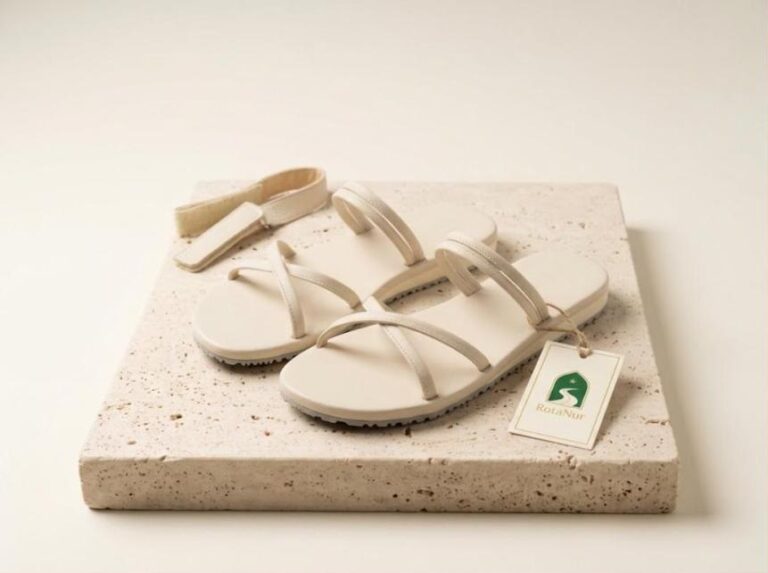 Men’s Ihram Sandals — Open Heel and Instep, Cross Straps