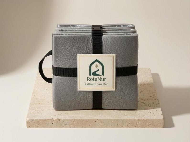 Foldable Sleeping Mat 180×60 cm — Foil-Backed, With Carry Strap