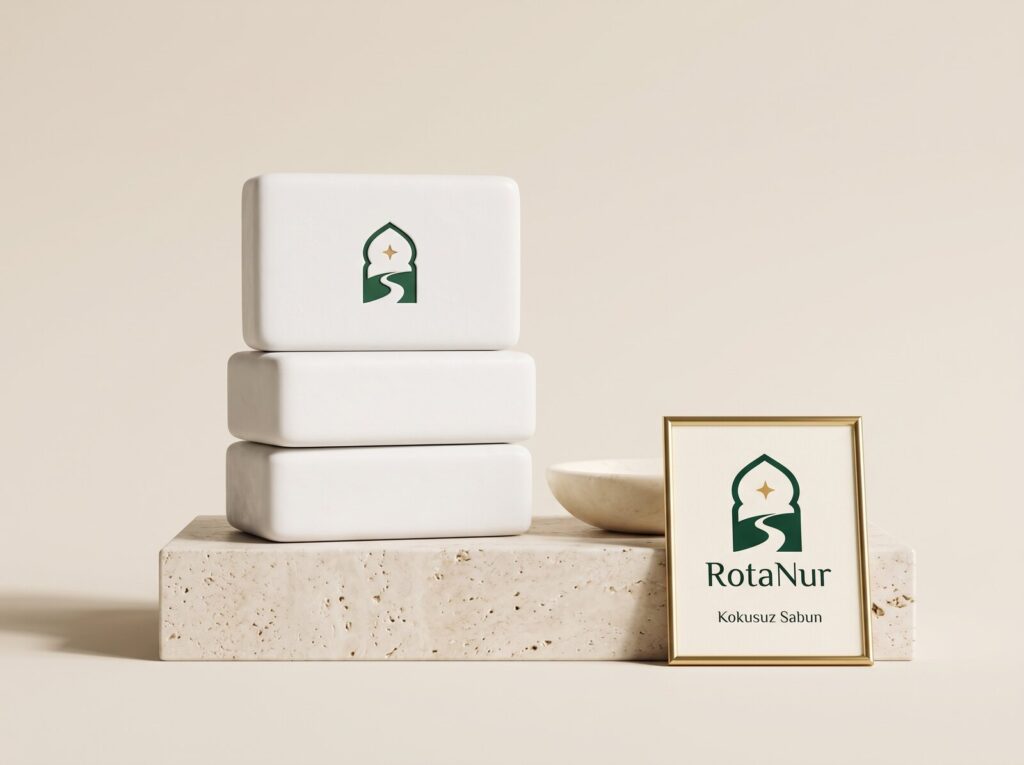 Kokusuz Katı İhram Sabunu — 3 × 100 g, Sabunluklu