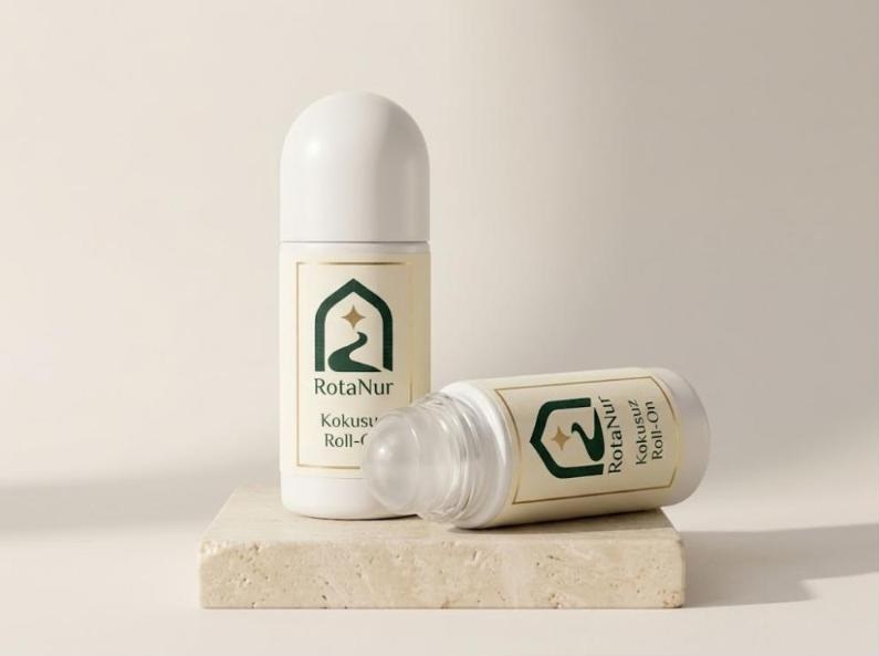 Kokusuz roll-on deodorant 2 x 50 ml, RotaNur etiketli şişeler