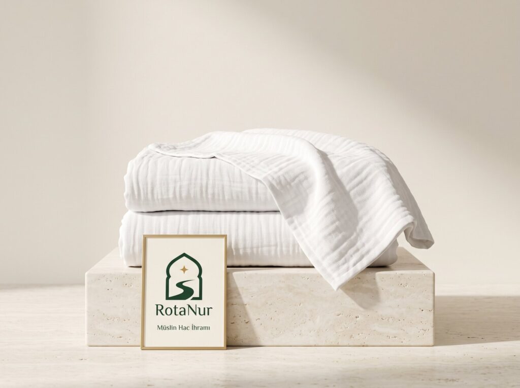 Muslin Hajj Ihram 110×220 cm — Cotton Muslin
