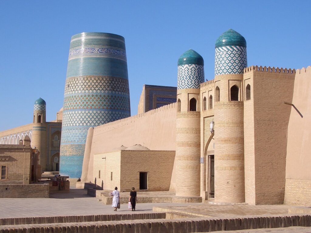 A view from Itchan Kala, the walled inner city of Khiva