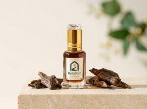 Ud esansı 6 ml alkolsüz oud attar, RotaNur etiketli