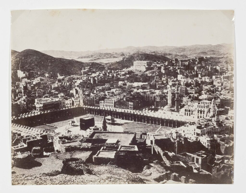 1889'da Mescid-i Haram ve Kâbe, Snouck Hurgronje'nin fotoğrafı