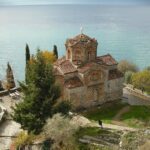 The Church of St John at Kaneo on the shore of Lake Ohrid